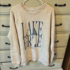 Lake Erie Beige Sweatshirt